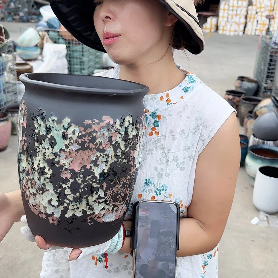 紫砂花盆王嫂花盆0928-111高25口20