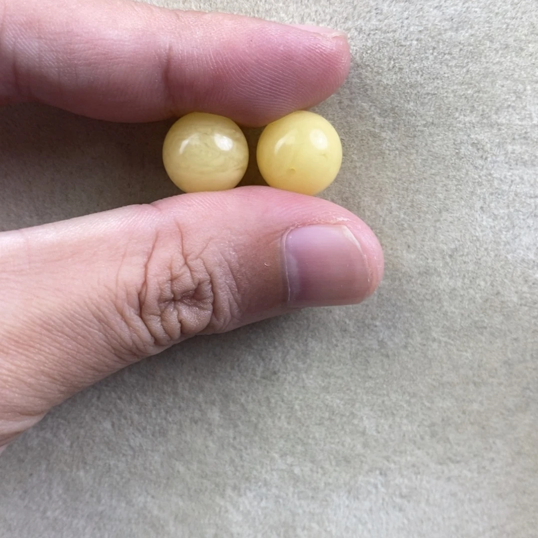 手链琥珀未镶嵌淡***奶蜜蜡