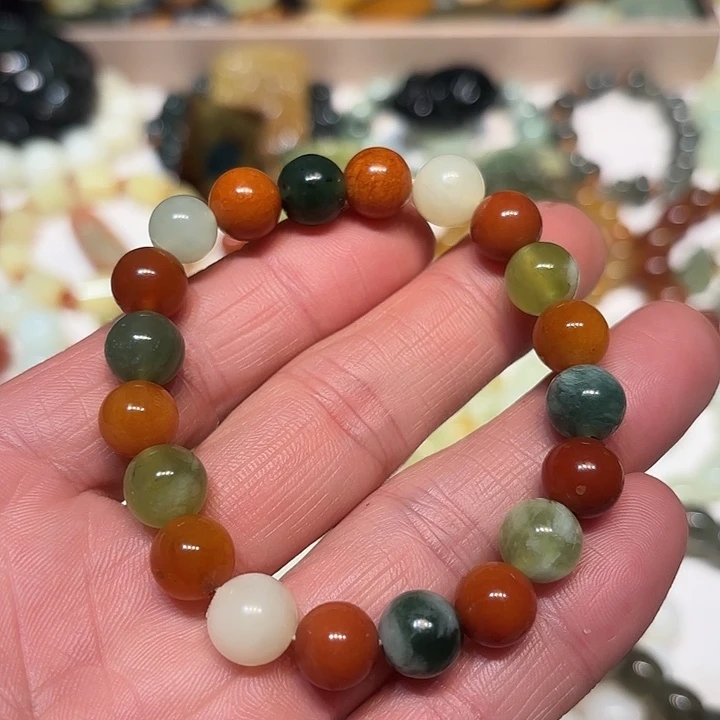 蛇纹石玉未镶嵌手串