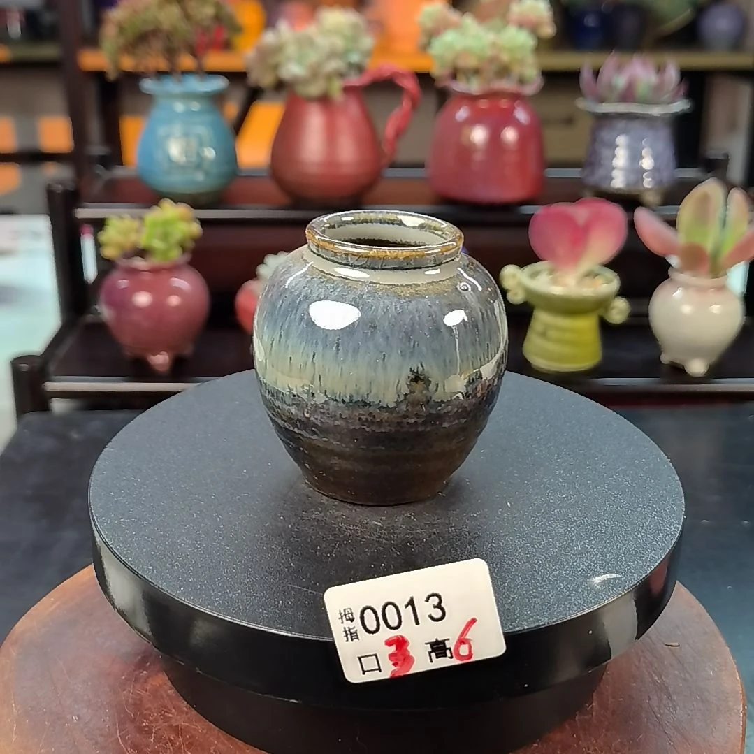 拇指多肉花盆编号0013