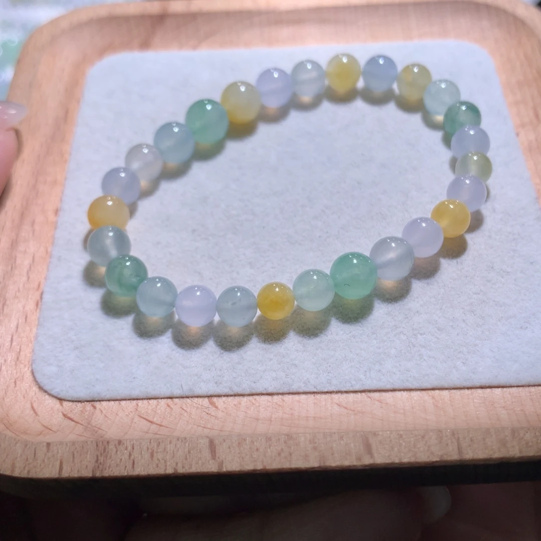 翡翠散珠特价糖豆手串卡5-7.4