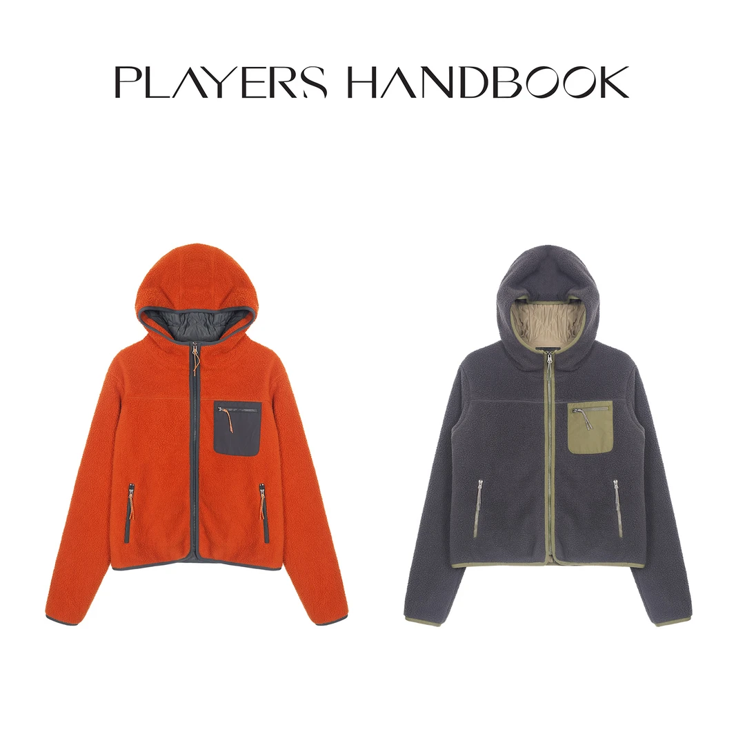 PH 《暖暖绒意》小众潮流绵羊毛摇粒绒加厚时尚连帽休闲外套 PH6179