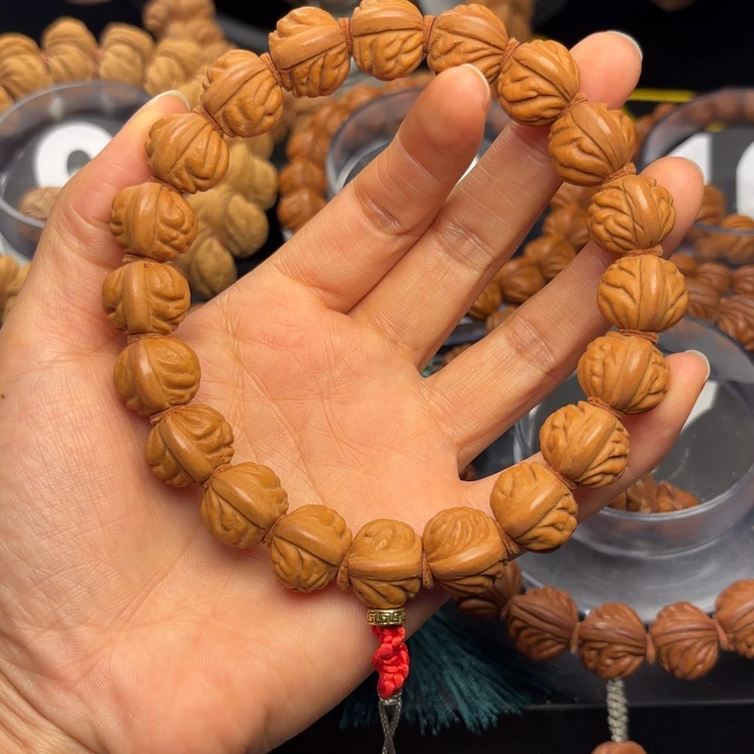 桃核吊坠野生金蟾1.5尺寸