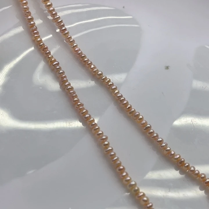 淡水珍珠颈饰银S925镶嵌