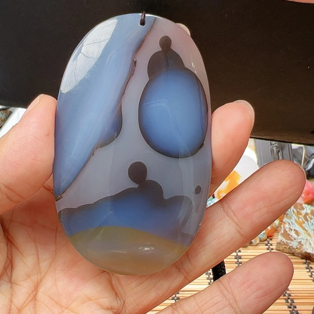 未镶嵌玛瑙/玉髓珠宝半成品