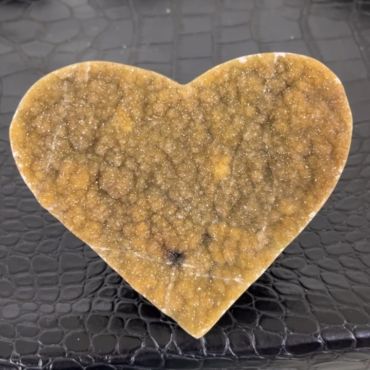 未镶嵌发饰水晶黄软爱心