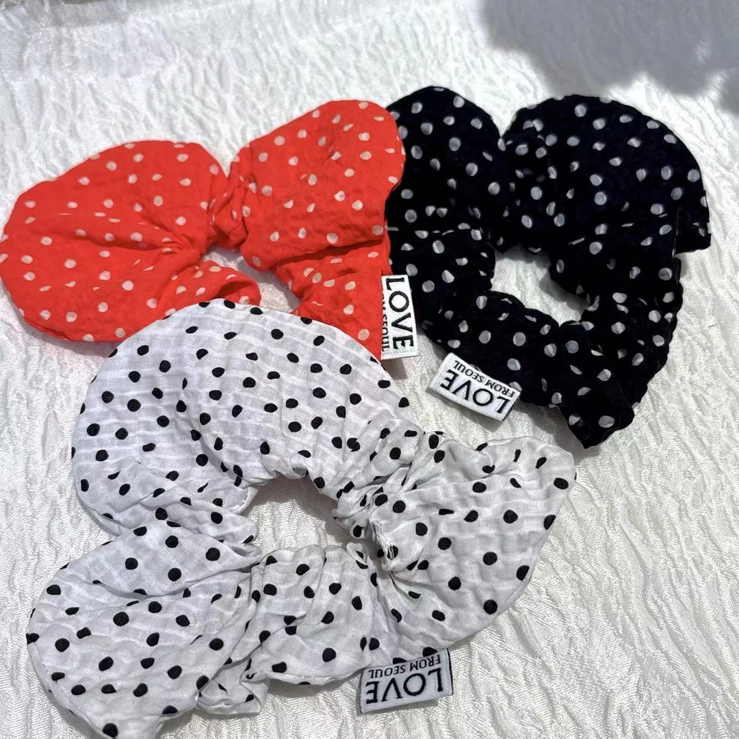 时尚波点爱心LOVE发圈T474