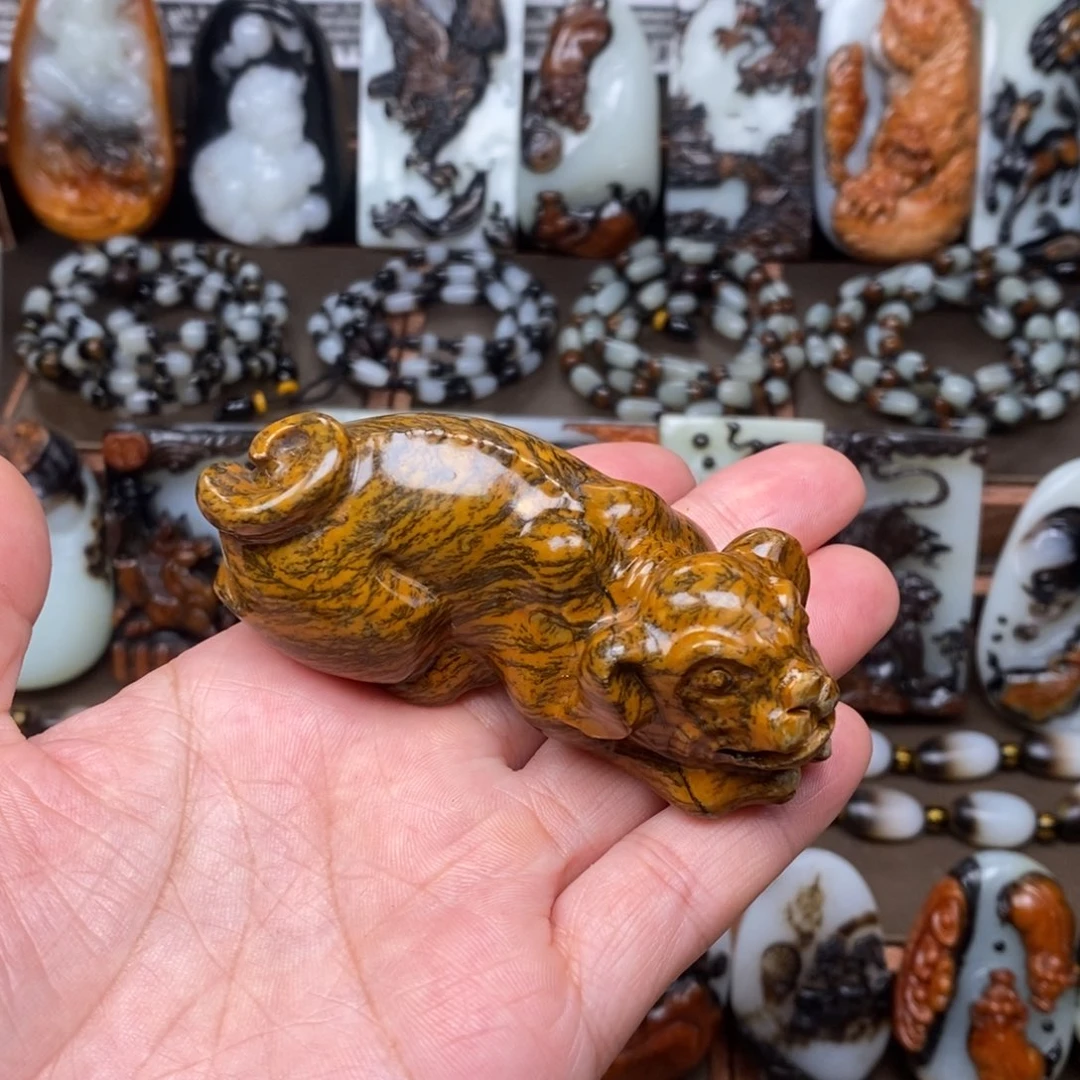 颈饰未镶嵌和田玉∑****l