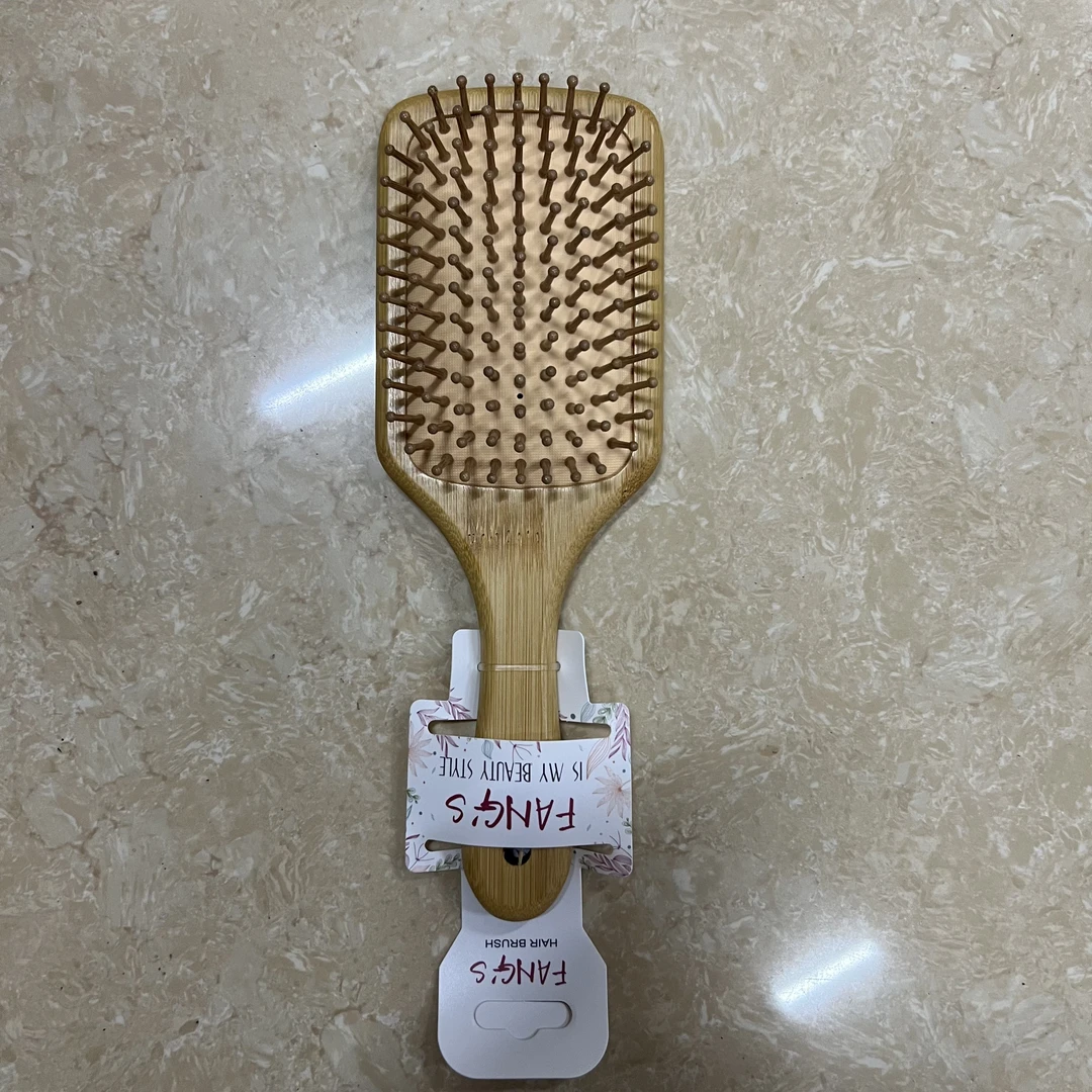 E/507824楠竹按摩梳按摩梳便携用镜两用便携极简风高智淡人风