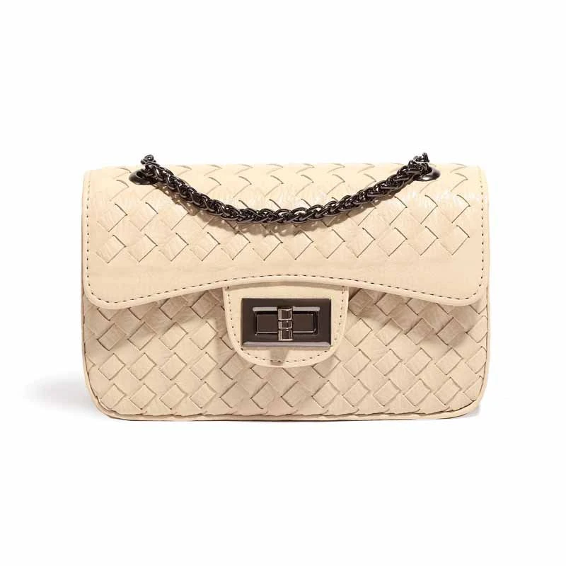 编织手提包2025新款高级质感时尚斜挎包包女1075