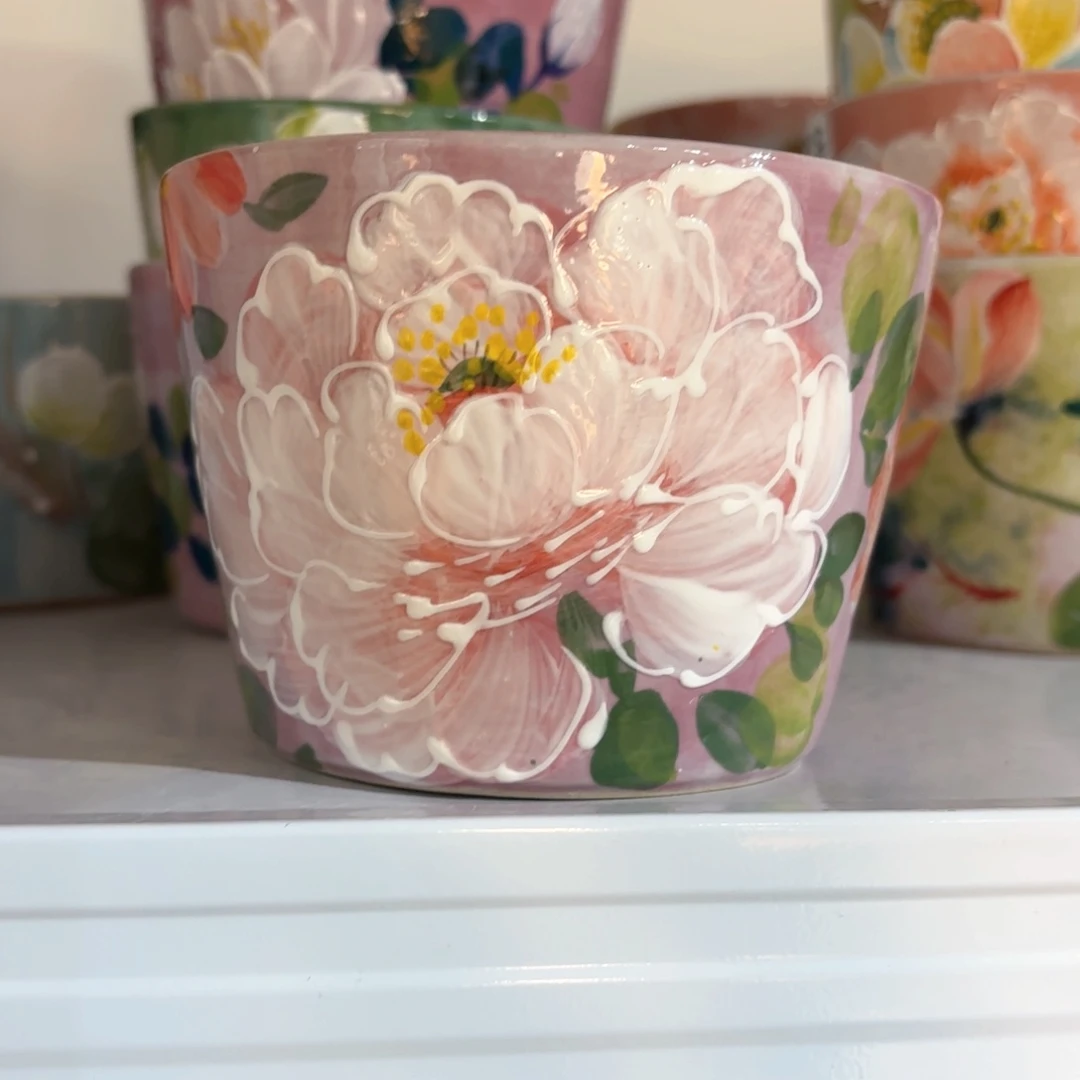 景德镇手绘高温釉下彩陶瓷茶具