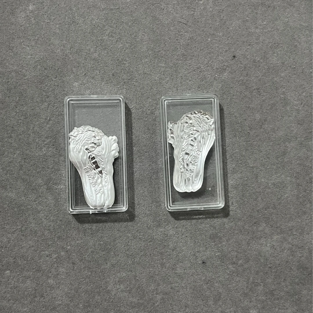 发一个【卓美】银百才富贵白菜摆件/个FL-2467-2