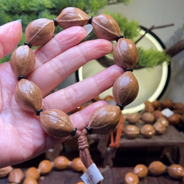 橄榄核手串笑**门梅林铁核195