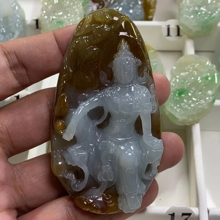 颈饰未镶嵌翡翠戏****2自在观音