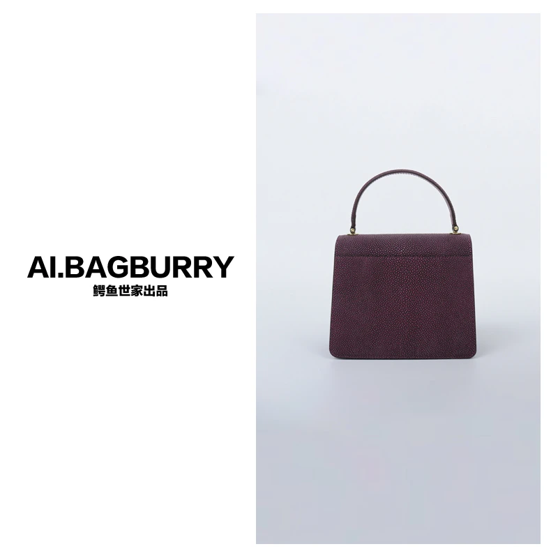 AI.BAGBURRY【丫丫专属n】2025年新款女士真皮时尚牛皮斜跨包