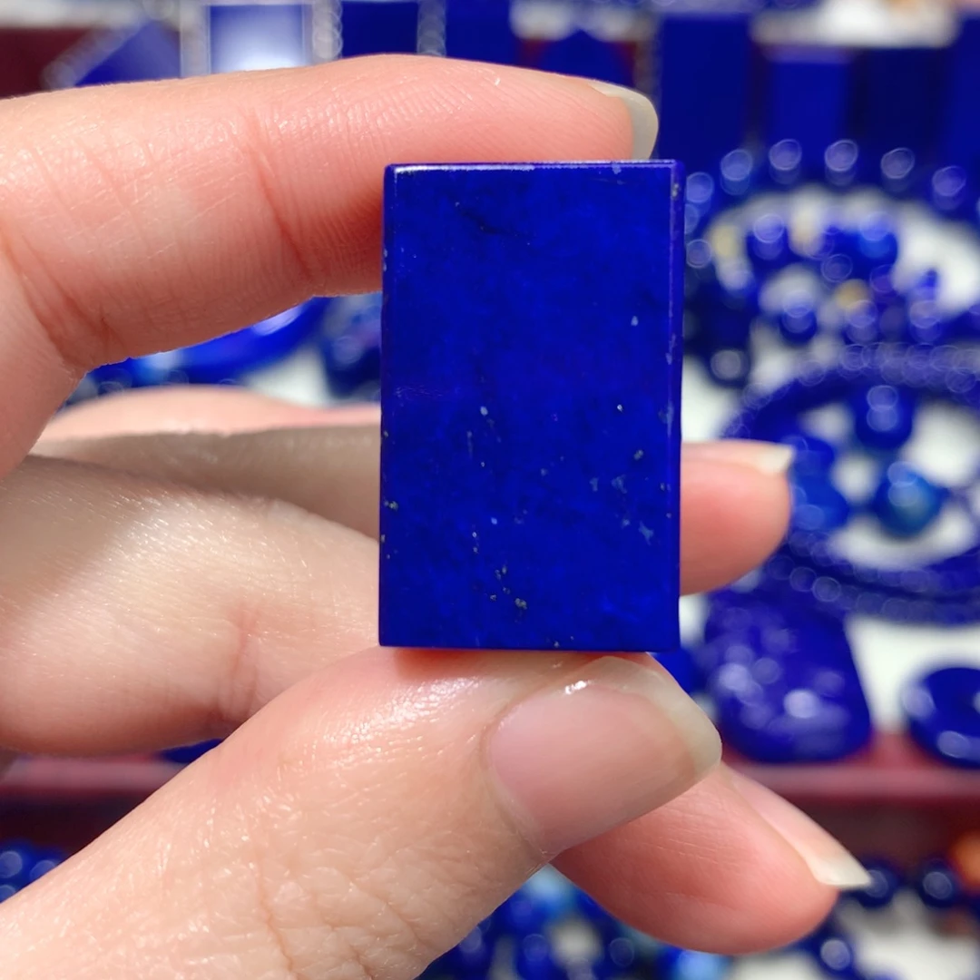 青金石未镶嵌无事牌挂件