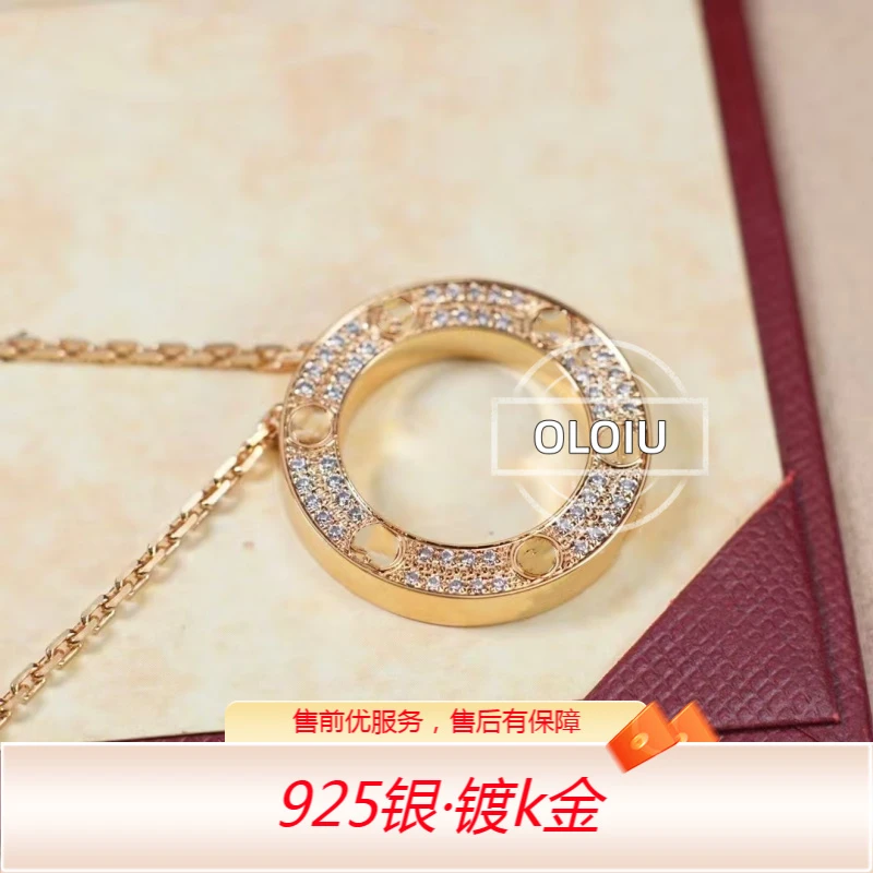 坠链均925银 简约 经典 大饼项链