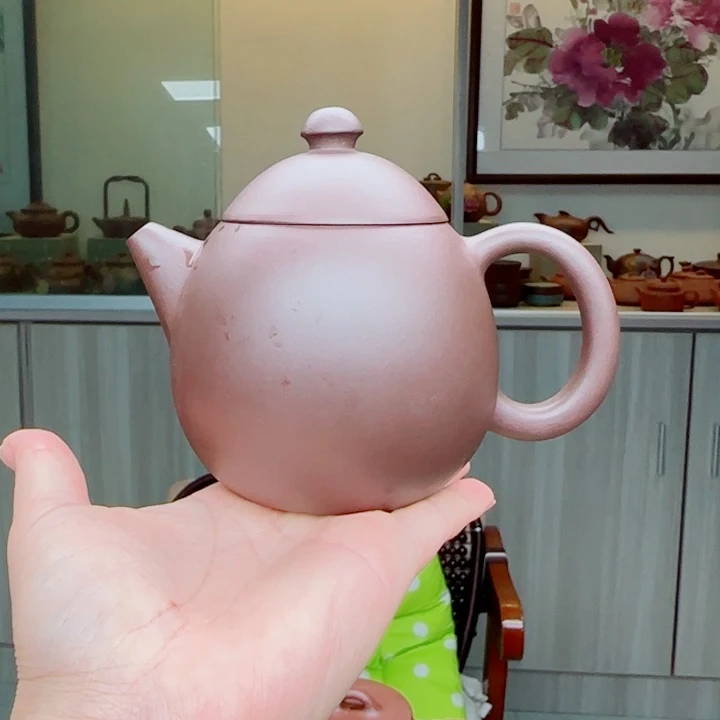茶壶紫砂老紫泥260 c C龙蛋