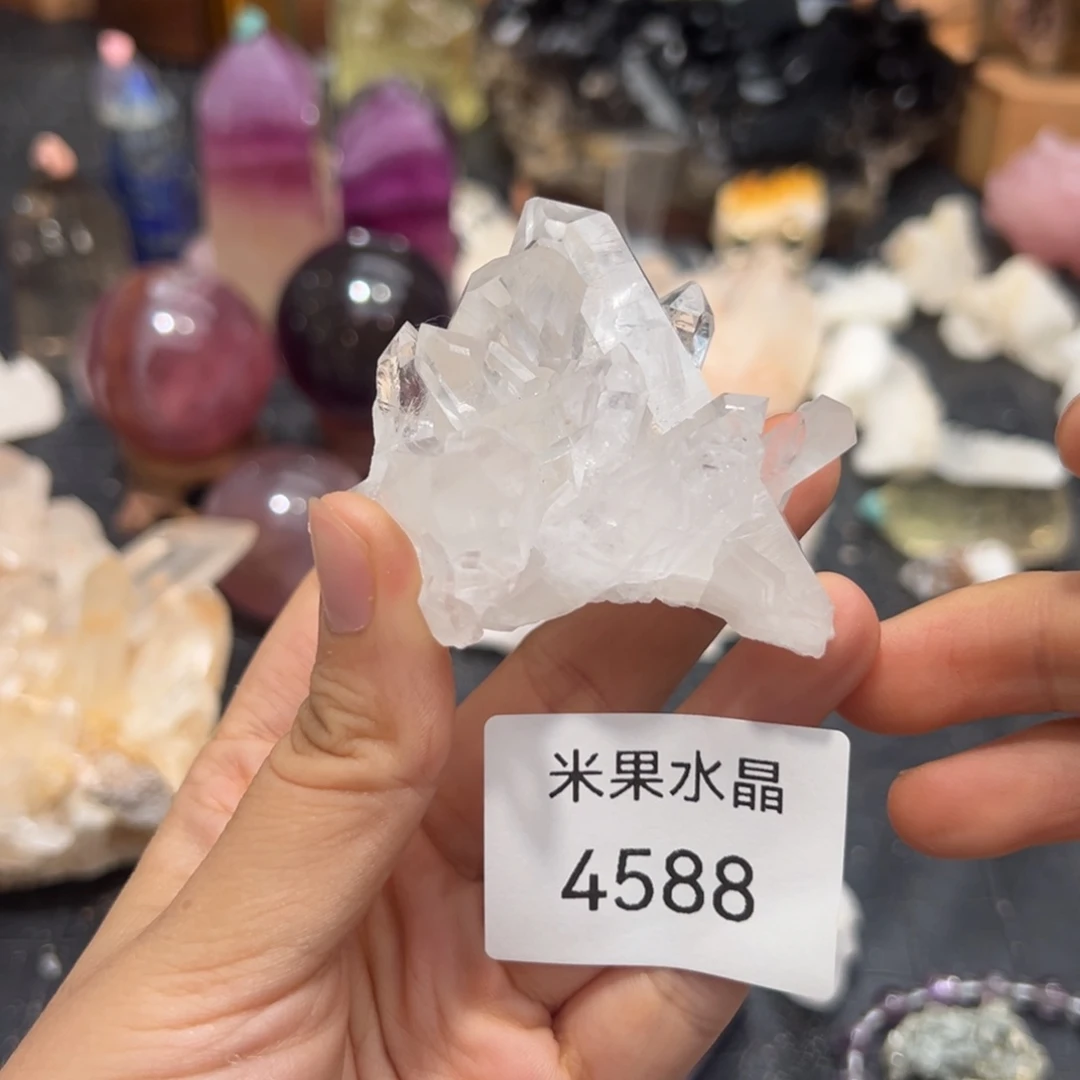 簪***月水晶珠宝半成品未镶嵌