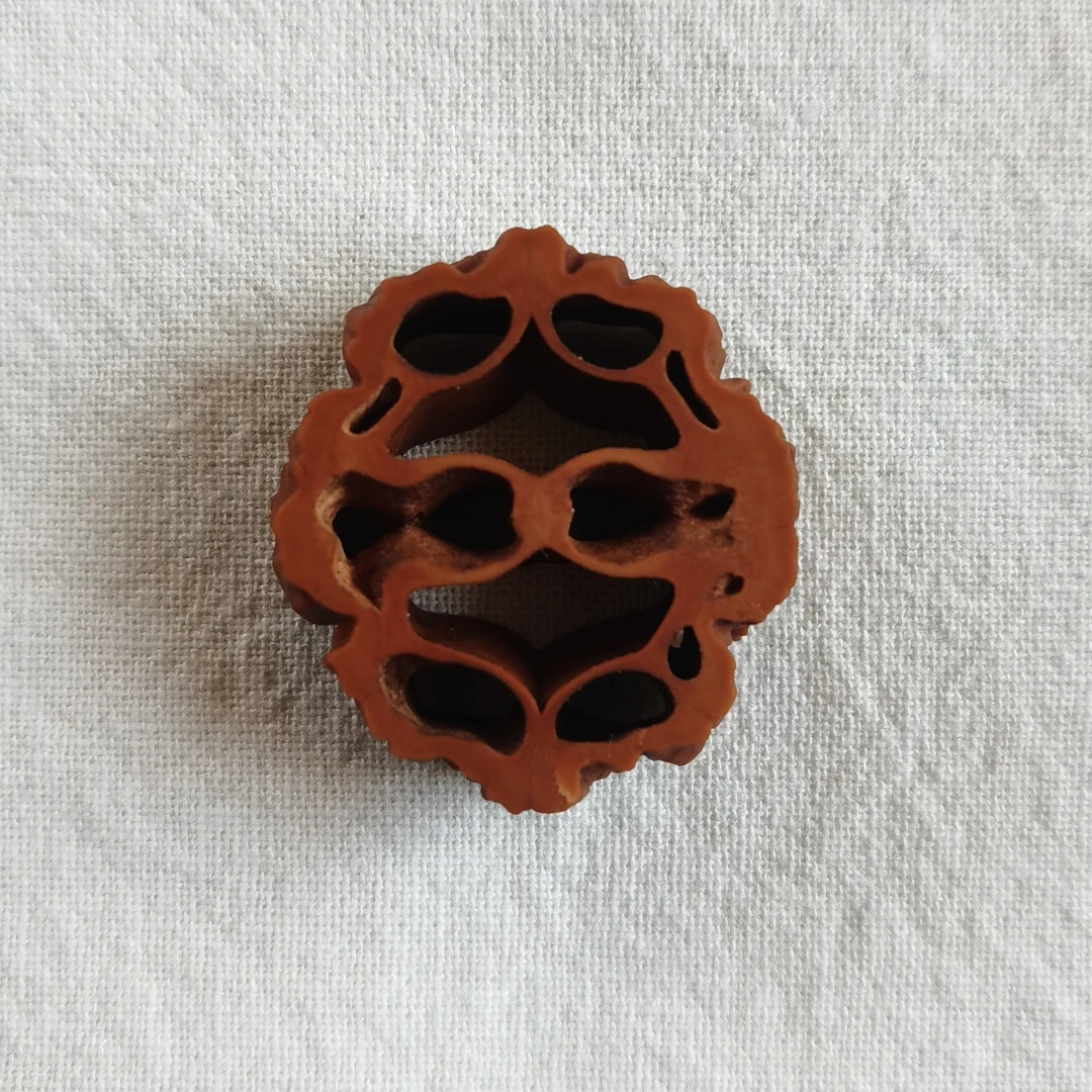 文玩核桃切片原创作品手工制作吊坠挂件摆件