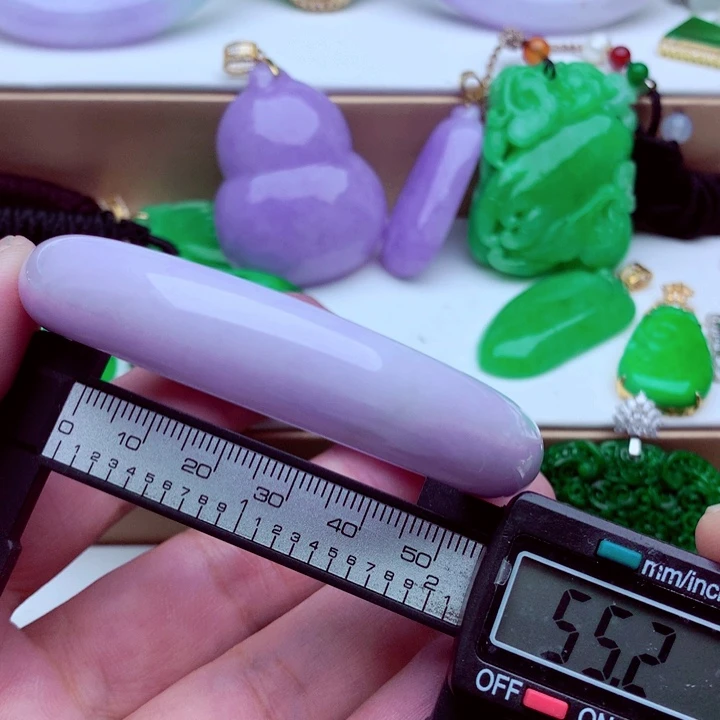 翡翠未镶嵌手镯．－．