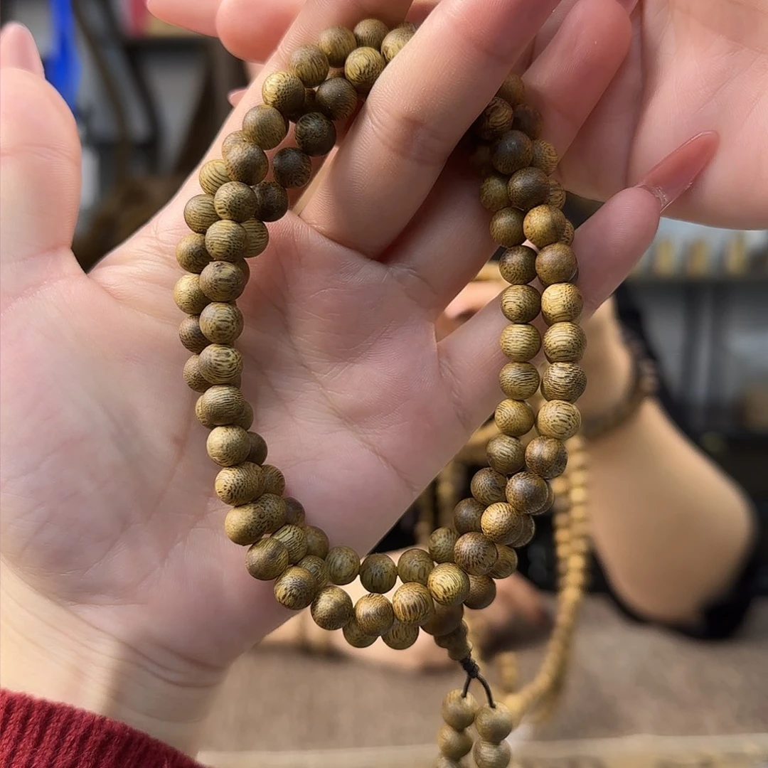 沉香木手串棋楠沉香圆珠多圈8mm多样性发一