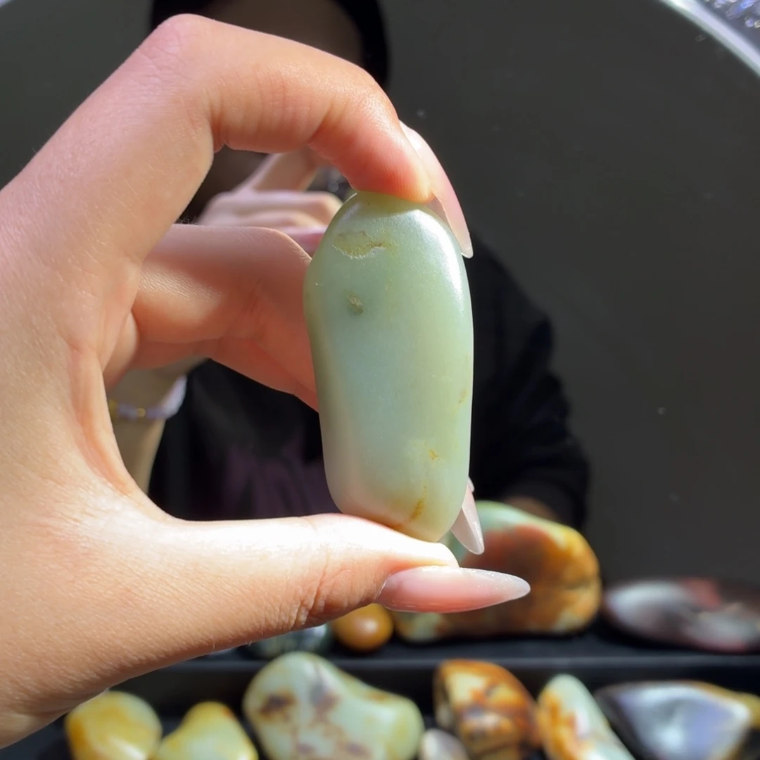 和田玉未镶嵌挂件50