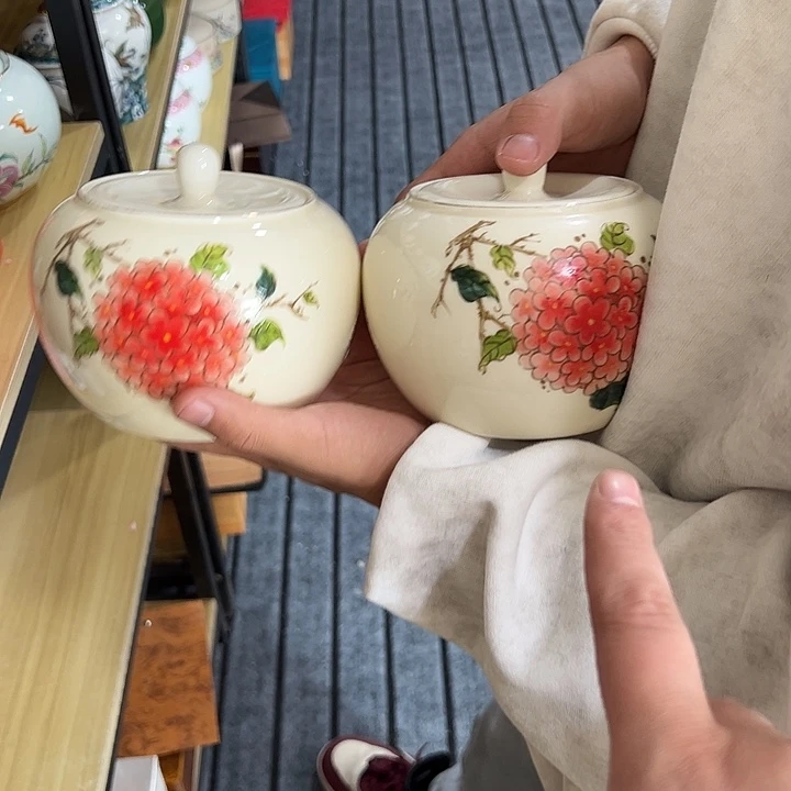 茶叶罐陶瓷家用储物罐瑕疵福利品介意勿拍