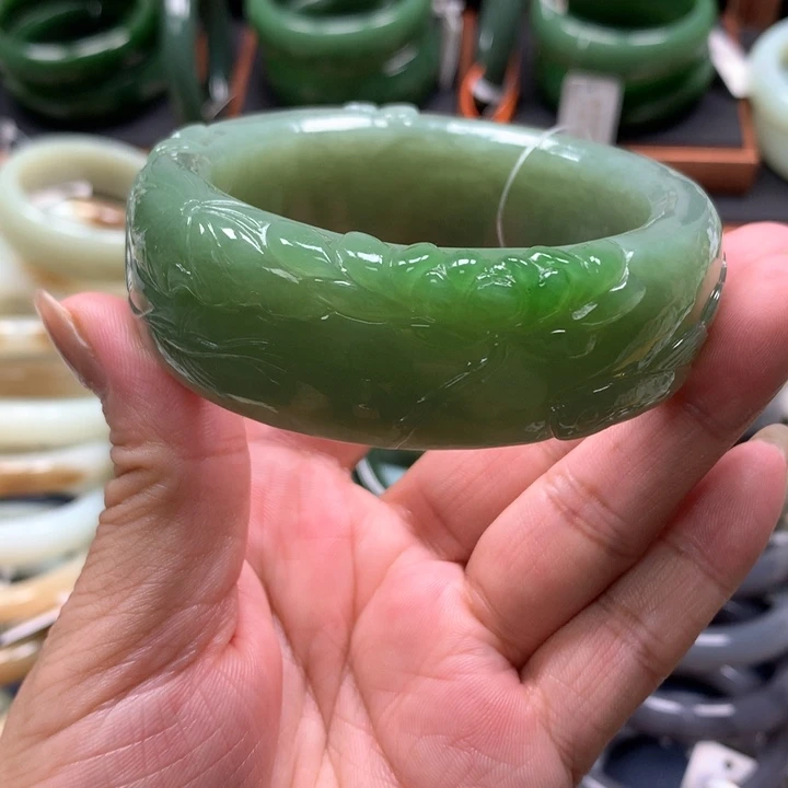 【闪购商品】和田玉（碧玉）手镯未镶嵌