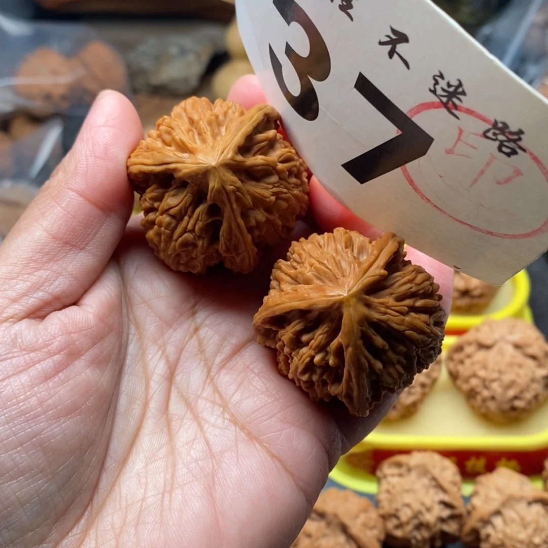 把件文玩核桃39文山三棱