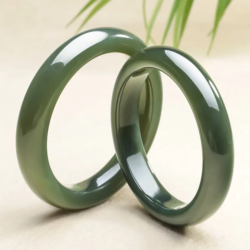 【湖水绿-正品】手镯 宽13厚10 门店现货+礼盒