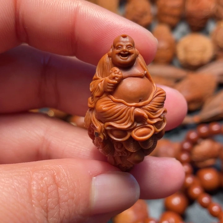 【闪购商品】橄榄核手串/手链聚宝弥勒