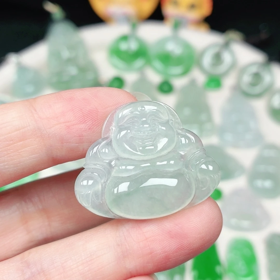 翡翠未镶嵌颈饰缅甸天然A货翡翠