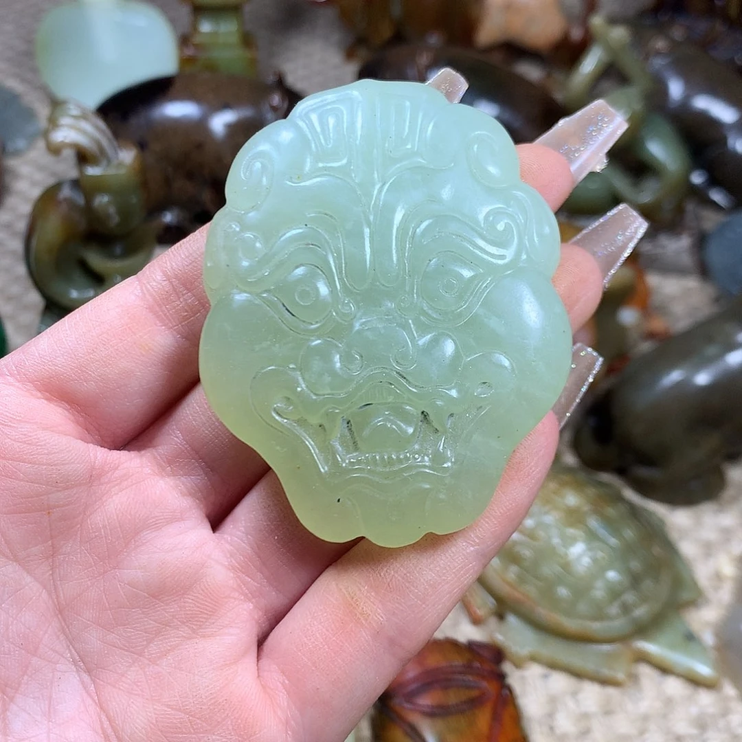 白玉菩提吊坠挂件