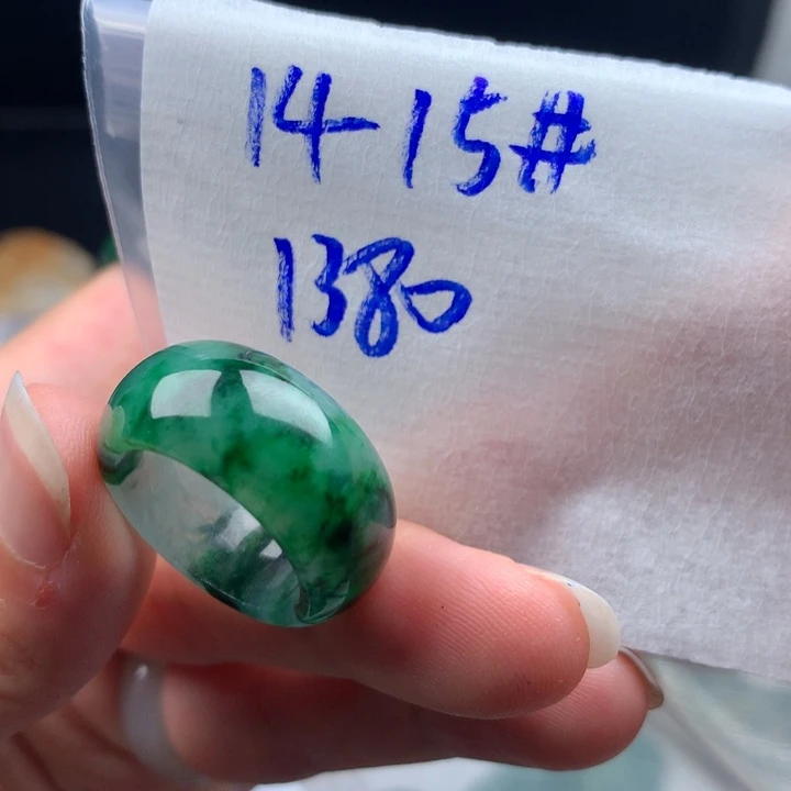 未镶嵌戒指翡翠戒圈