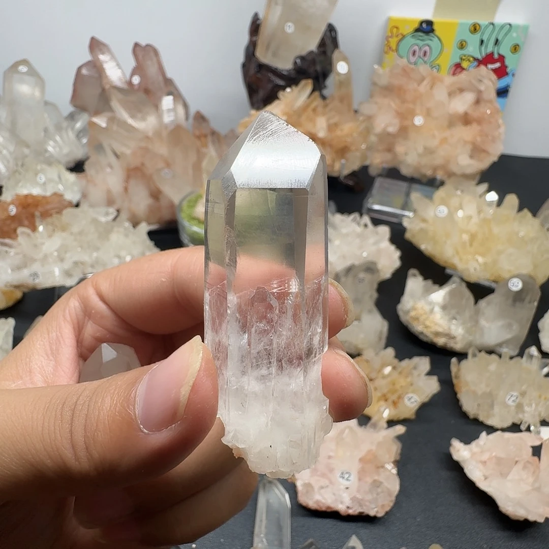 尼***牛水晶珠宝半成品银S925镶嵌