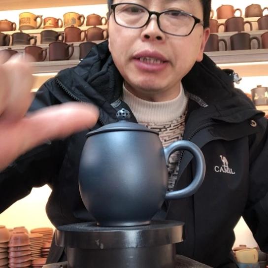 绿泥茶杯龙蛋杯容量480