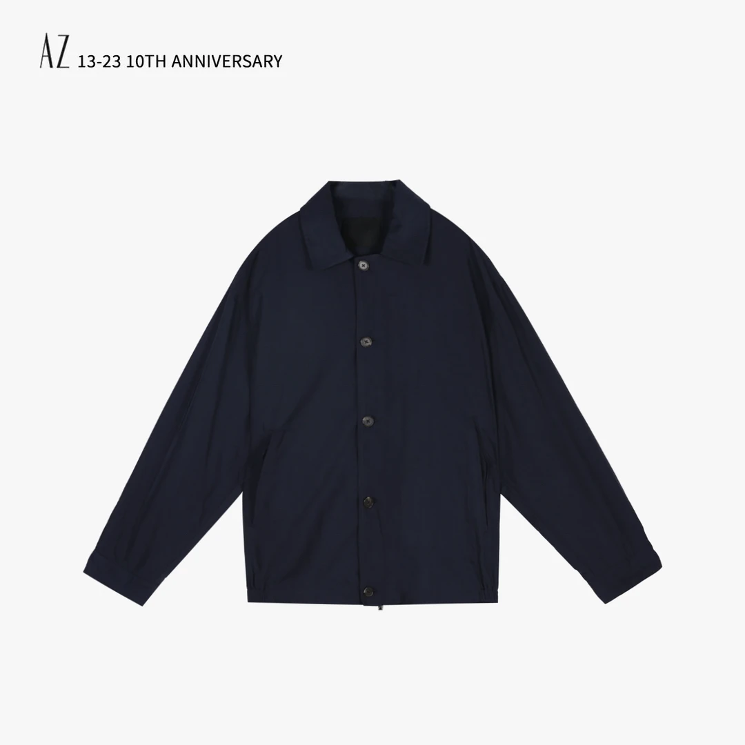 AZ-XJ 藏青夹克外套 QWWL2504013 新款NEW