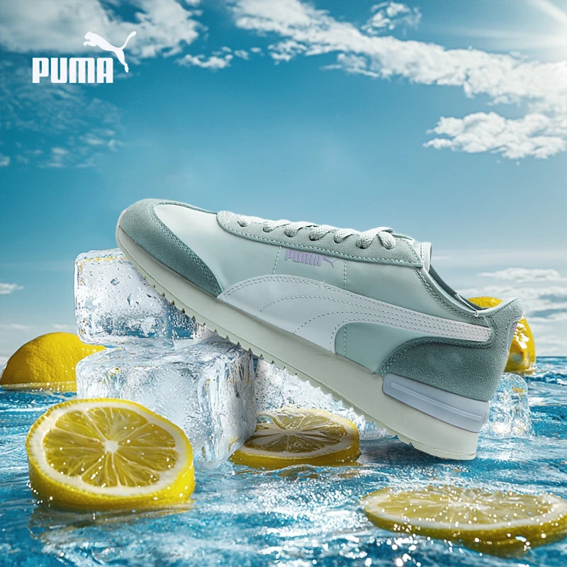 【薄荷曼波-蓝】PUMA彪马流光风官方R78系列情侣款夏季复古鞋400694