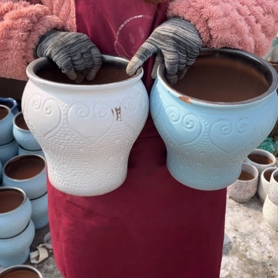 红陶口18高21瑕疵