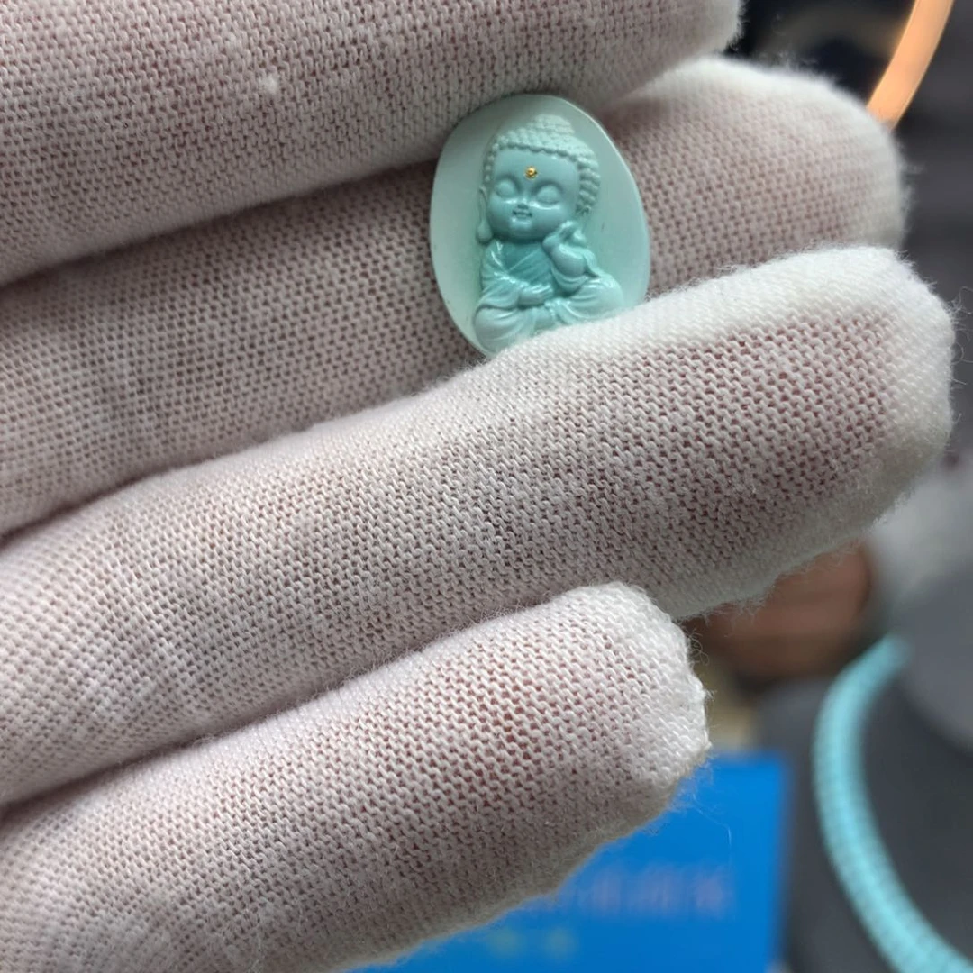 绿松石挂件未镶嵌