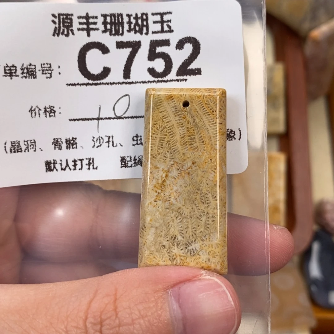 硅化玉颈饰未镶嵌楠*素