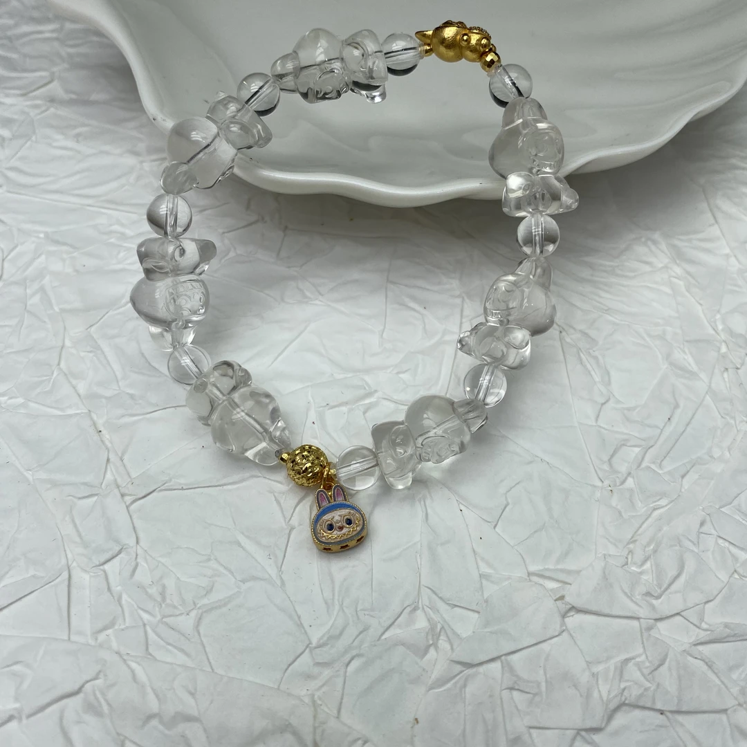 labubu 天然白水晶 C624