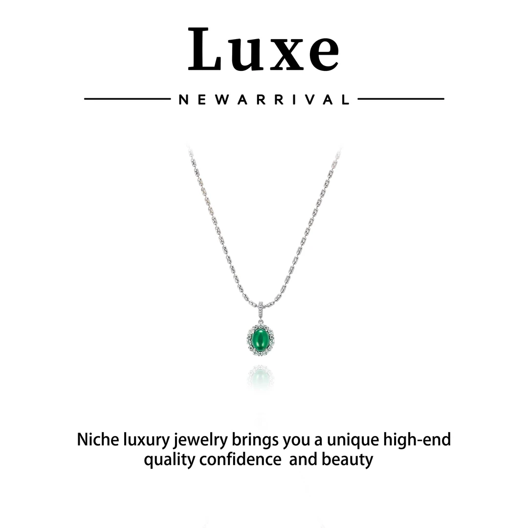 合金合成锆石吊坠 气质女吊坠项链吊坠ZX160353