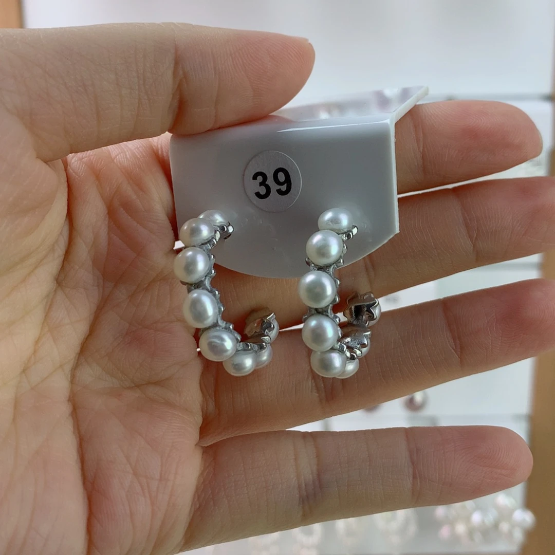 未镶嵌耳饰淡水珍珠