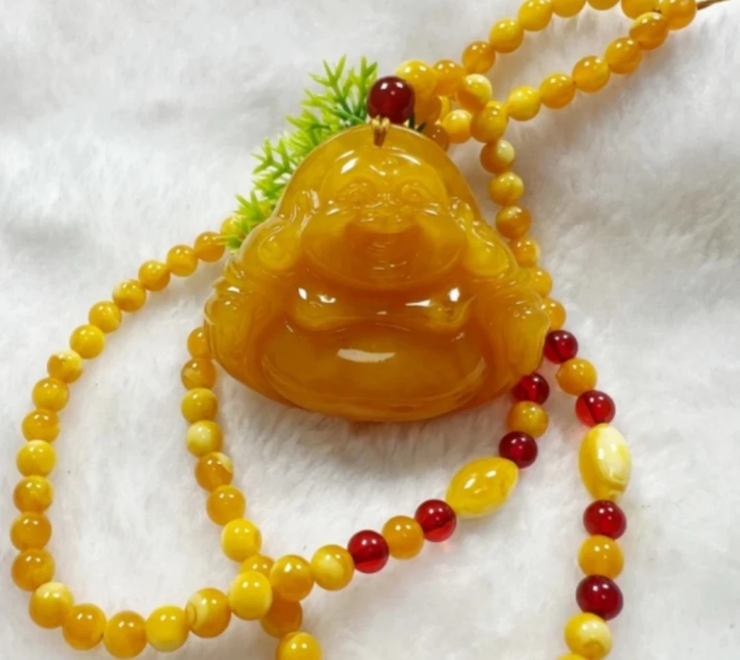 w136古巴新蜜珠链款蜜糖红佛公48克