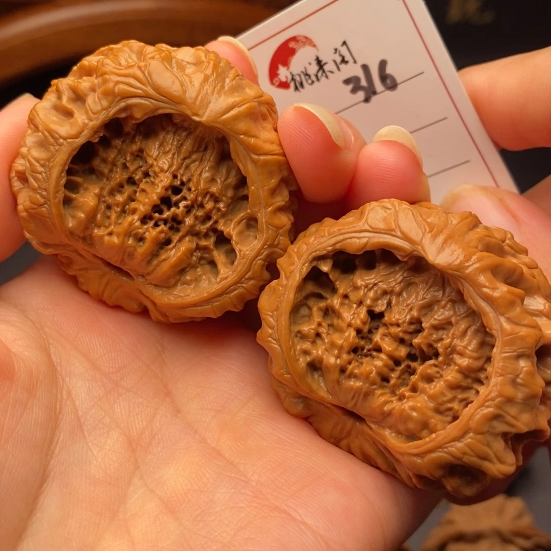 把件文玩核桃316号官帽聚宝盆