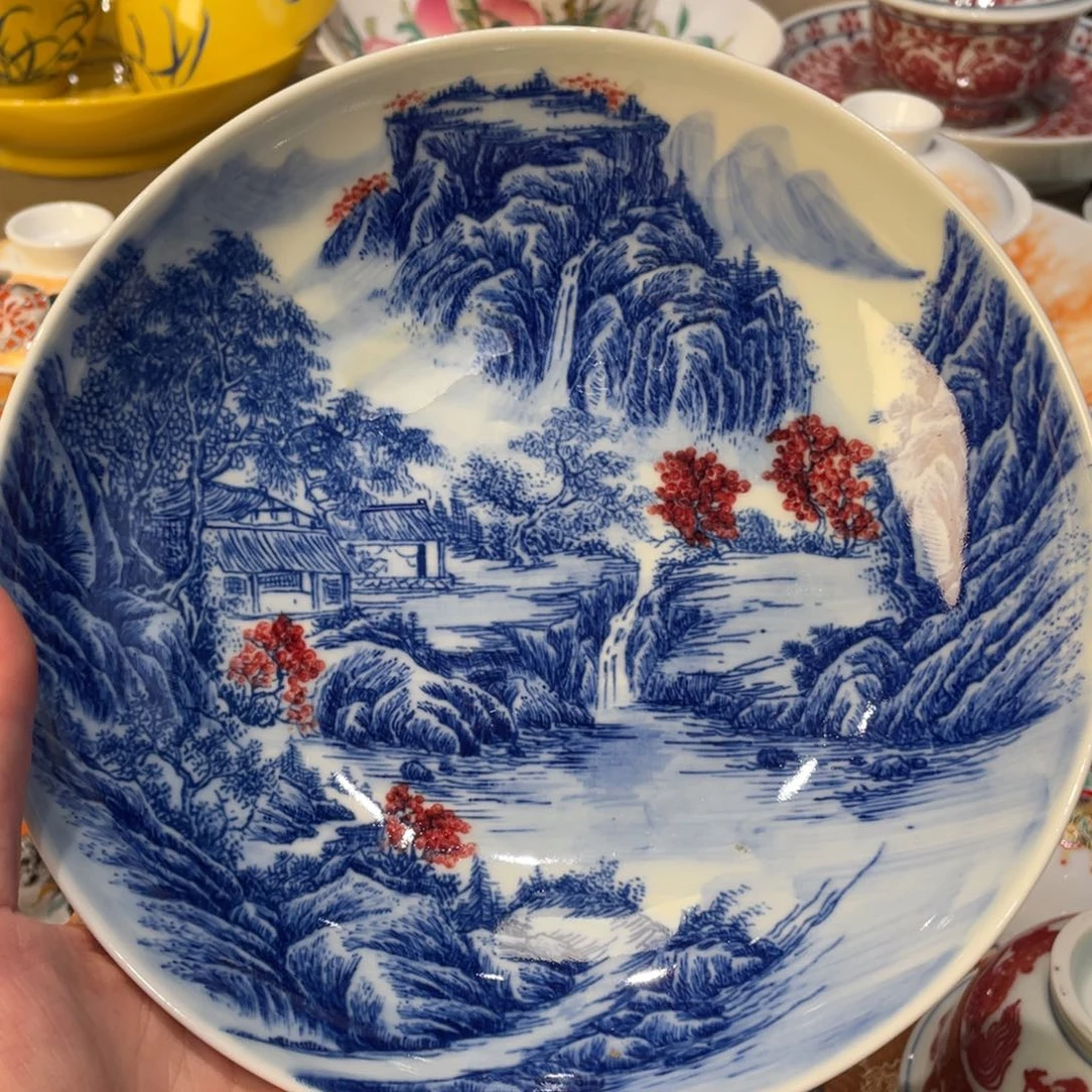 盖碗景德镇瓷器和我一样都没有那么