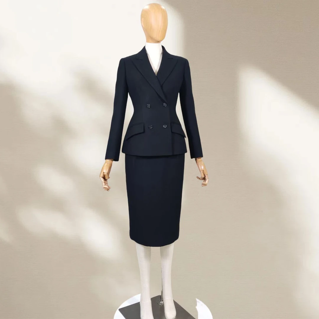 S-02西装女春秋修身时尚显瘦性感职业女神范高级定制品质西服套装