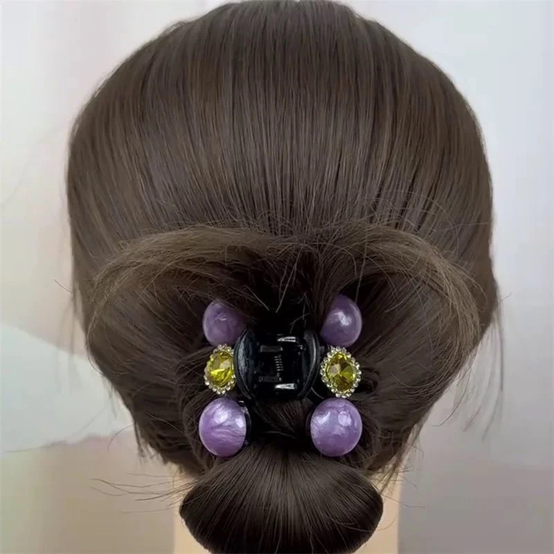 2025新款珠珠抓夹女高级感后脑勺半抓小发夹侧边刘海夹鲨鱼夹头饰